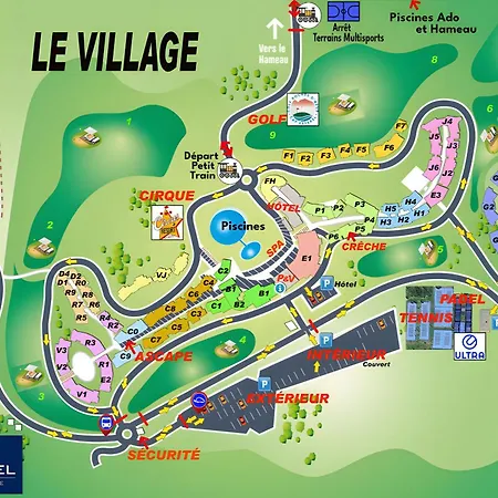 公寓 Bel Appartement Vue Mer 6P Clim *